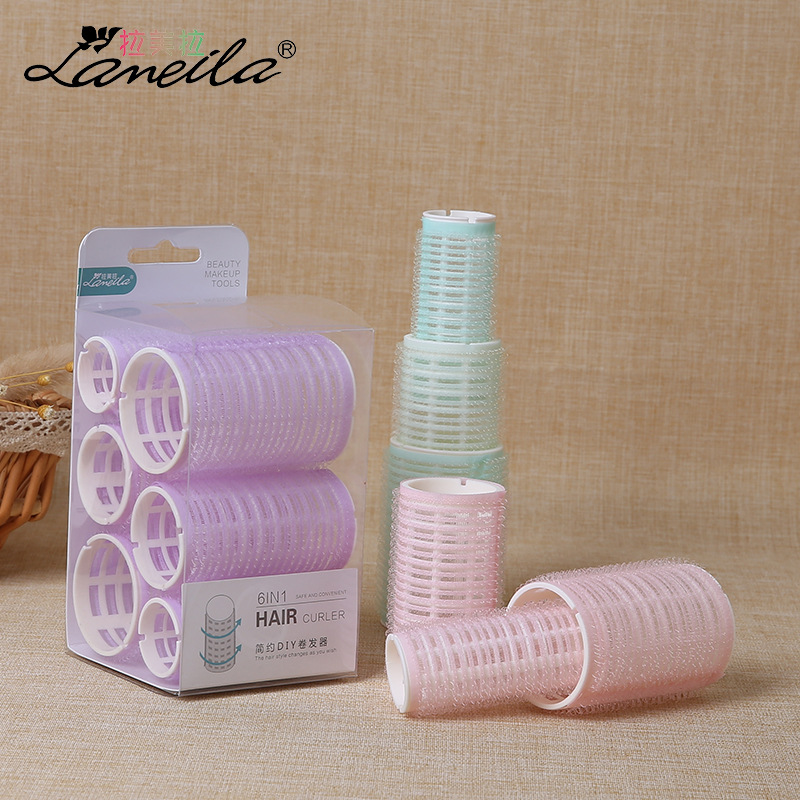 Lameila – outil de bigoudi 6 en 1, 6 pièces/sac, rouleaux pour cheveux