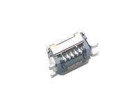 Conector macho de 5 pines Micro USB a Smt 2,0, piezas de metal, conector de puerto de carga de parche de doble fila