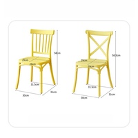 Chaise empilable en plastique PP pour événements en plein air, restaurant, style nordique, achat de meubles en ligne en Chine, chaise de salle à manger, café, silla