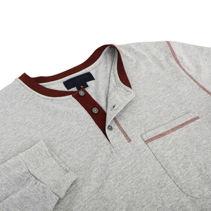 Custom FR <strong>Shirts</strong> for Men CAT2 Fire Resistant <strong>Welding</strong> T-<strong>Shirts</strong> Long Sleeve Henley Style Flame Retardant Clothing Anti-Static - Product Image 5