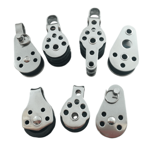 스테인레스 스틸 3 휠 풀리 해양 하드웨어 트리플 풀리 블록 공장 가격 헤비 듀티 나일론 도르래 - Product Image 6