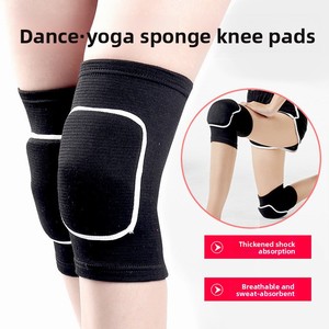 Sports Dance <strong>Knee</strong> <strong>Pads</strong> for <strong>Volleyball</strong> Running Yoga-Thickened Warm Sponge Sweat Absorption Comprehensive Protection Polyester - Product Image 3
