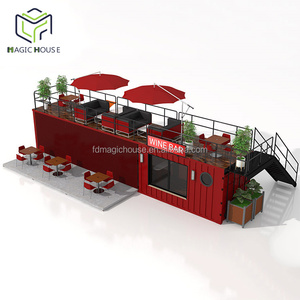 Casa Prefabricada Mágica, Casa Modular de 20 pies y 40 pies, Contenedor de <span class=keywords><strong>Comida</strong></span> Rápida para Restaurante o Bar en Venta - Product Image 3