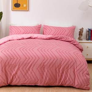 Biancheria da letto in poliestere Jacquard 2 pezzi/3 pezzi-Set biancheria da letto Twin <span class=keywords><strong>Queen</strong></span> King <span class=keywords><strong>Size</strong></span> Set copripiumino - Product Image 5