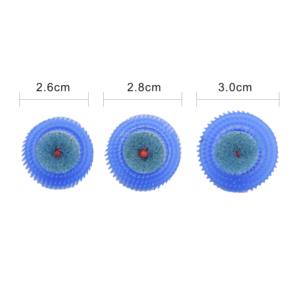 अनुकूलन ब्लू पारदर्शी प्लास्टिक के जूते पोलिश बोतल स्पंज ब्रश <span class=keywords><strong>applicator</strong></span> - Product Image 5
