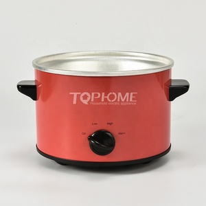 TOPHOME Nồi Nấu Chậm 2,5 QT Được ETL Phê Duyệt 180W Nồi Nấu Chậm Tròn 2,5L - Product Image 4