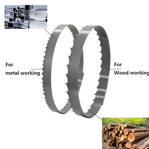 Hoja de sierra de cinta bimetálica para cortar madera y metal, de alta eficiencia y larga duración, ideal para talleres, metalurgia y carpintería - Product Image 1