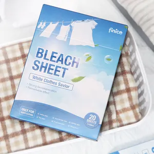 Bleach Laundry Bleach Sheet 2 In 1 Bleach Detergent Box Packed 30 Strips Per Box