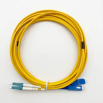 kundenspezifisches Glasfaser-Patch-Kabel FC/UPC-LC/UPC SM Duplex