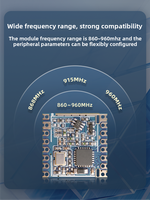 Módulo transceptor serie inalámbrico LoRa TPF260-3B-LR03 868/915 MHz, red de relés, transmisión transparente de baja potencia RF SX1262