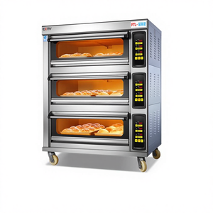 فرن كهربائي رقمي متعدد الطبقات متعدد الاستخدامات - 220 فولت، سعر تنافسي جديد للاستخدام في المخابز - Product Image 5