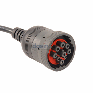 J1939 9Pin J1708 6Pin Stecker an OBD2 16Pin Anschluss kabel 1 in <span class=keywords><strong>2</strong></span> OBD <span class=keywords><strong>2</strong></span> Kabel - Product Image 2