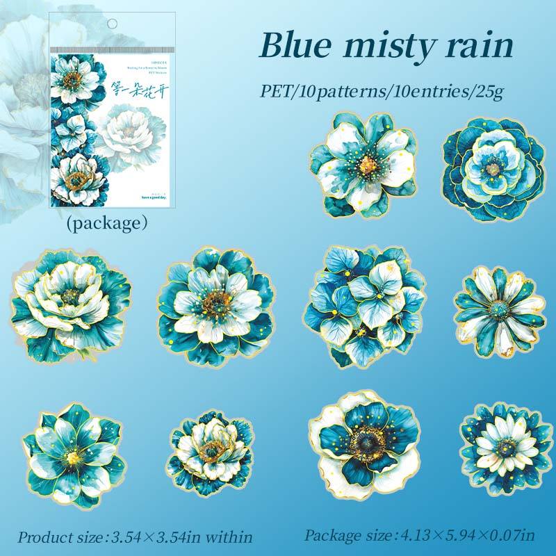 D Green Smoke and Rain