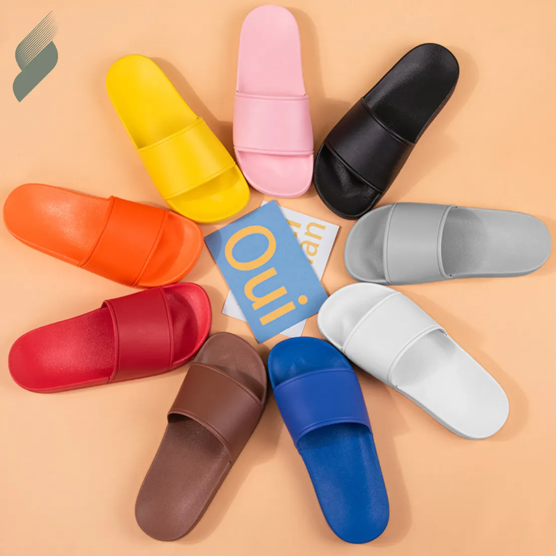 2021 Wholesale Manufacturer Custom Logo Unisex Slippers Summer Fashion Rubber Flip Flops Indoor Shoes