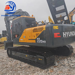 Excavadora Usada en Buen Estado Hyundai HX220HD de Segunda Mano Original de Corea, Excavadoras de Orugas Hyundai HX220HD de 22 Toneladas en Venta - Product Image 2
