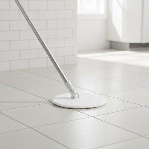 Gizmop 43 cm Microfiber Floor Pad Antibacterial Self-Wringer Design Durable Reusable Sustainable Stainless Steel Pole Fast - Product Image 5