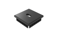 Moderno IP65 Impermeable Cuadrado LED Solar Pilar Luz Multi-Base Poste de luz al aire libre para puerta de jardín y valla Alimentado por batería