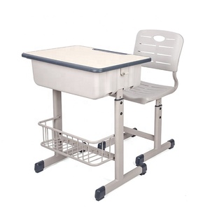 طاولة مدرسة واحدة بارتفاع قابل للتعديل ، كرسي وطاولة مدرسة للطلاب - Product Image 3