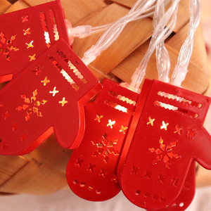 Luci <span class=keywords><strong>LED</strong></span> Natalizie a Stringa con Campanelle Dipinte, Renne e Pupazzi di Neve, Impermeabili e Ricaricabili - Product Image 4