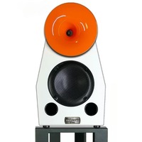 KYYSLB HIFI Fever Amplifier Speakers Morning Glory 8 Inch Two-way Large Bookshelf High Fidelity Home Audio Speaker Pair