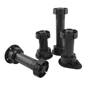Wholesale Customizable Height 60-120mm Plastic <b>Adjustable</b> Furniture Feet for Sofa Chair <b>Table</b> <b>Legs</b> - Product Image 1