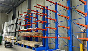 Dongjian Industrial Heavy Duty HDG Cantilever Rack <span class=keywords><strong>para</strong></span> uso en exteriores con <span class=keywords><strong>techo</strong></span> y drenaje Sistema <span class=keywords><strong>de</strong></span> estantería <span class=keywords><strong>de</strong></span> almacén <span class=keywords><strong>de</strong></span> alta capacidad - Product Image 3