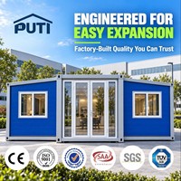Maison préfabriquée à installation rapide de 20 pieds et 40 pieds, maison modulaire en conteneur pour exposition temporaire, location pour événements