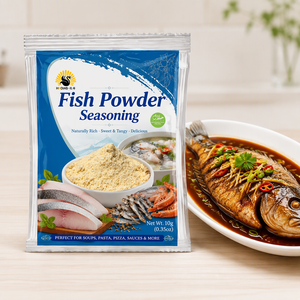 <span class=keywords><strong>Poudre</strong></span> d'assaisonnement saveur poisson séché certifiée Halal, marque privée, entièrement naturelle, prémélange de bouillon de fruits de mer savoureux, <span class=keywords><strong>Dashi</strong></span> japonais - Product Image 2