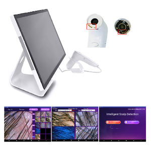 HDスカルプマイクロスコープアナライザー200Xタッチスクリーン付き頭皮問題検出三部鏡検査検査頭皮健康分析機 - Product Image 1