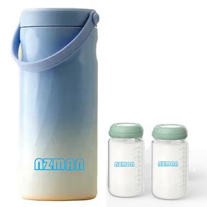 Nzman <span class=keywords><strong>ที่</strong></span>แช่น้ำนมแบบพกพาสำหรับกลางแจ้งเครื่อง<span class=keywords><strong>ซับ</strong></span><span class=keywords><strong>น้ำนม</strong></span>เครื่องทำจากสเตนเลสพร้อมความเย็นรวม360 ° 24ชั่วโมง - Product Image 2