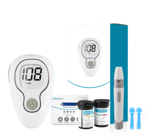Glucómetro Bioland, Monitor de Glucosa en Sangre, Kit de Prueba <span class=keywords><strong>para</strong></span> Diabetes con 25/50 Tiras Reactivas y <span class=keywords><strong>Lancetas</strong></span> - Product Image 1