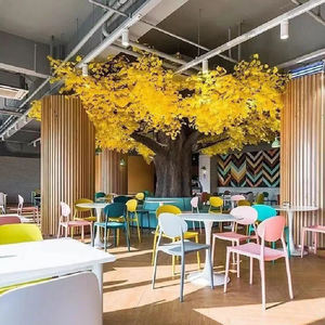 Arbre de <span class=keywords><strong>Ginkgo</strong></span> artificiel résistant aux UV, fausse plante de <span class=keywords><strong>Ginkgo</strong></span> <span class=keywords><strong>biloba</strong></span> pour la décoration intérieure et extérieure de la maison et du <span class=keywords><strong>jardin</strong></span> - Product Image 4