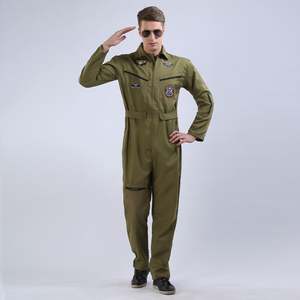 Tout nouveau <span class=keywords><strong>pilote</strong></span> amélioré Costume de jeu de rôle Ensemble d'uniformes une pièce pour hommes - Product Image 5