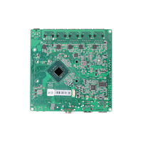 Placa Base Qotom MB2J513 Serie CPU J4105 J4125 Router Firewall 5*I225V 2.5G LAN Mini ITX BIOS Sin Ventilador