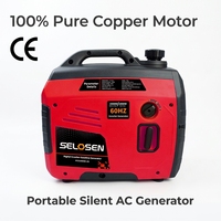 Generador Inverter Portátil SELOSEN de 48V y 4 Tiempos con Arranque y Parada Automáticos, Silencioso, Extensor de Autonomía para Triciclos Eléctricos y Vehículos de Cuatro Ruedas
