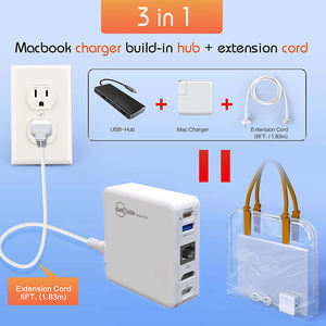 Cargador rápido de 65W GaN PD3.0 PPS Dock para jugadores Protección <span class=keywords><strong>SCP</strong></span> y OTP/OVP Compatible con <span class=keywords><strong>Steam</strong></span> Deck - Product Image 3