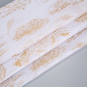 Papel <span class=keywords><strong>de</strong></span> <span class=keywords><strong>Seda</strong></span> para Envolver Regalos, 17 g/m², Impresión Dorada, Papel <span class=keywords><strong>de</strong></span> <span class=keywords><strong>Seda</strong></span> Personalizado, Color Personalizado, Embalaje <span class=keywords><strong>de</strong></span> Regalo y Empaquetado <span class=keywords><strong>de</strong></span> Marca - Product Image 3