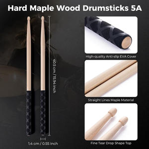 <span class=keywords><strong>Baquetas</strong></span> de madera de arce antideslizantes de alta calidad de venta directa de fábrica de China para accesorios de percusión de tambor <span class=keywords><strong>baquetas</strong></span> 5A 5B 7A <span class=keywords><strong>2B</strong></span> - Product Image 3