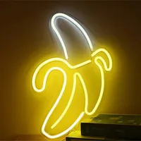 مصابيح إضاءة ليد مخصصة النيون الموز سحابة فتاة فليكس مرحبا مفتوحة حذاء التوقيع الزخرفية ضوء الإعلان حزب الحدث داخلي تستخدم