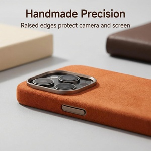 Grande <span class=keywords><strong>Promotion</strong></span> sur Coques Arrière de Protection Intégrale pour iPhone 17 en Matériaux Alcantara Doux – Prix Usine Bas pour Téléphones Mobiles - Product Image 5