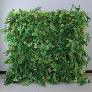 A78 Décoration de Mariage Fournisseurs Toile de Fond Artificielle <span class=keywords><strong>Pampa</strong></span> Bleu <span class=keywords><strong>Rose</strong></span> Fleur Murs Enroulé Tissu Tissu Dos Pampas Fleur Mur - Product Image 2