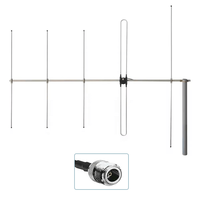 Plata VHF 136-174MHz 5 elementos Antena Yagi Aleación de aluminio Comunicación Direccional Antena de estación base Yagi