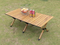 Ensemble table et chaises de camping pliantes et légères – Ensemble de table ultra-portable « Roll-Up Table » conçu pour les voyages en plein air