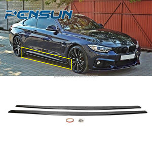 Extension <span class=keywords><strong>de</strong></span> jupe latérale en polyuréthane <span class=keywords><strong>de</strong></span> haute qualité, fabriquée en usine, pour BMW F32 Série 4 M Sport Noir, 2014-2020 - Product Image 4