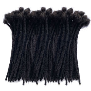Extensions de <span class=keywords><strong>dreadlocks</strong></span> 100 % faites à la main en cheveux vierges Remy pour femmes/hommes, cheveux brésiliens, sans nœuds, peuvent être bouclées et décolorées - Product Image 5