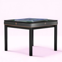 Table de Mahjong automatique en plastique de style montagnes russes de 3e génération pour 4 joueurs, tuiles de Mahjong de 36 mm, machine électrique 110 V