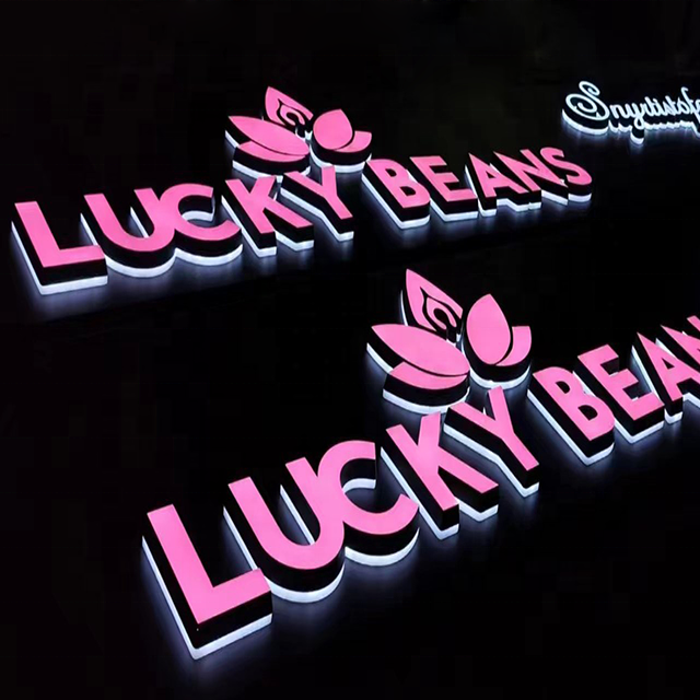 3D Letters Led Sign Light Store Front Sign Light up Letters Business logo Sign Outdoor Led Signage