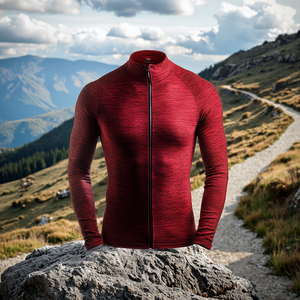 <span class=keywords><strong>Camiseta</strong></span> de <span class=keywords><strong>Ciclismo</strong></span> de lana <span class=keywords><strong>Merino</strong></span> OEM de MereSports, <span class=keywords><strong>camiseta</strong></span> de manga larga con cremallera completa transpirable y ligera - Product Image 4