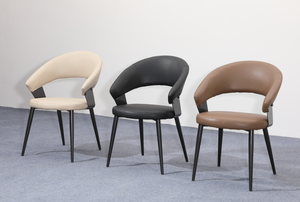 Modern PU Leather <b>Living</b> <b>Room</b> <b>Chair</b> Solid Back Ergonomic Design Home Furniture - Product Image 2