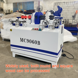 Máquina para fabricar barras redondas con mango de madera, equipo para formar palos de escoba con motor y componentes principales del motor - Product Image 2